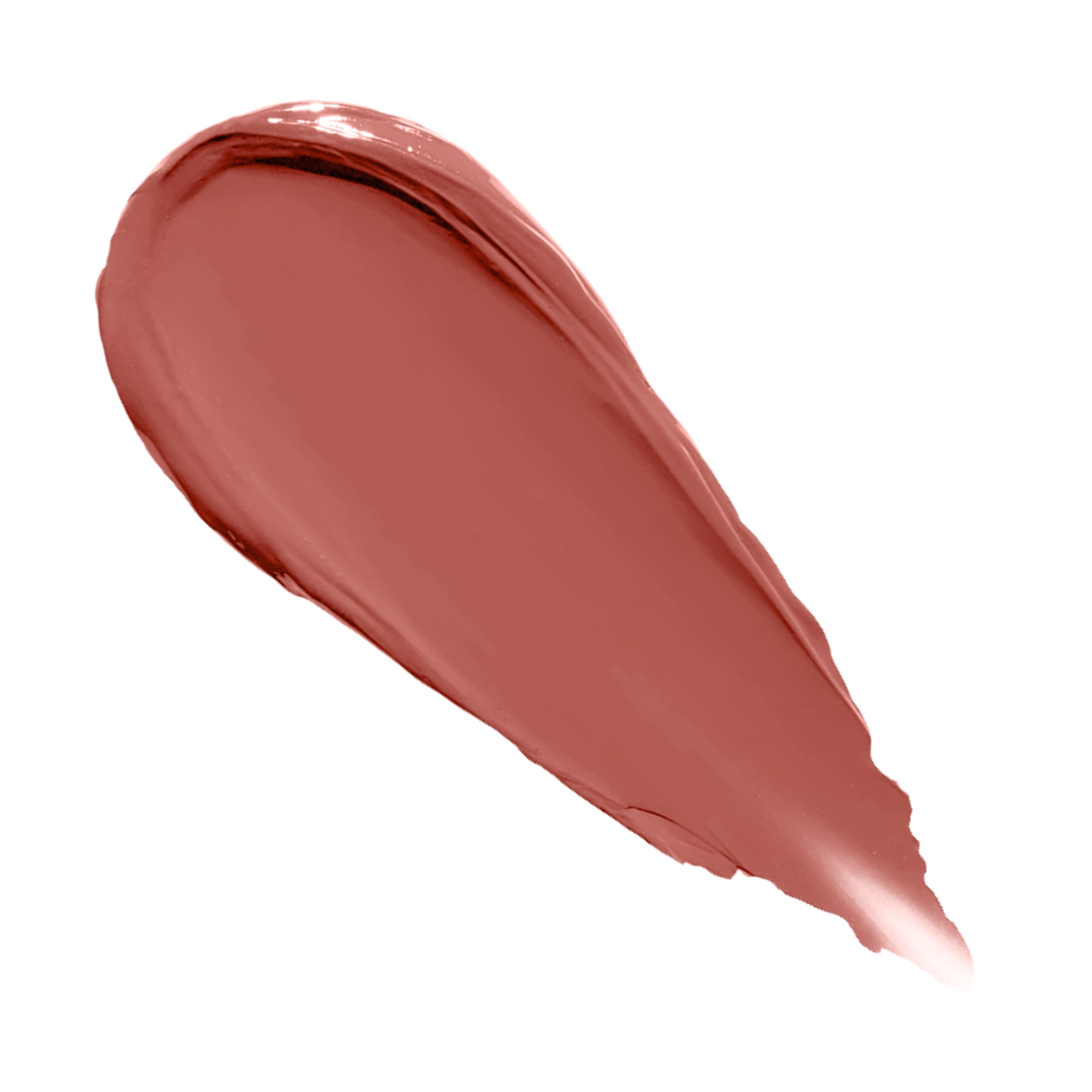 Nude-colored lipstick swatch on a white background