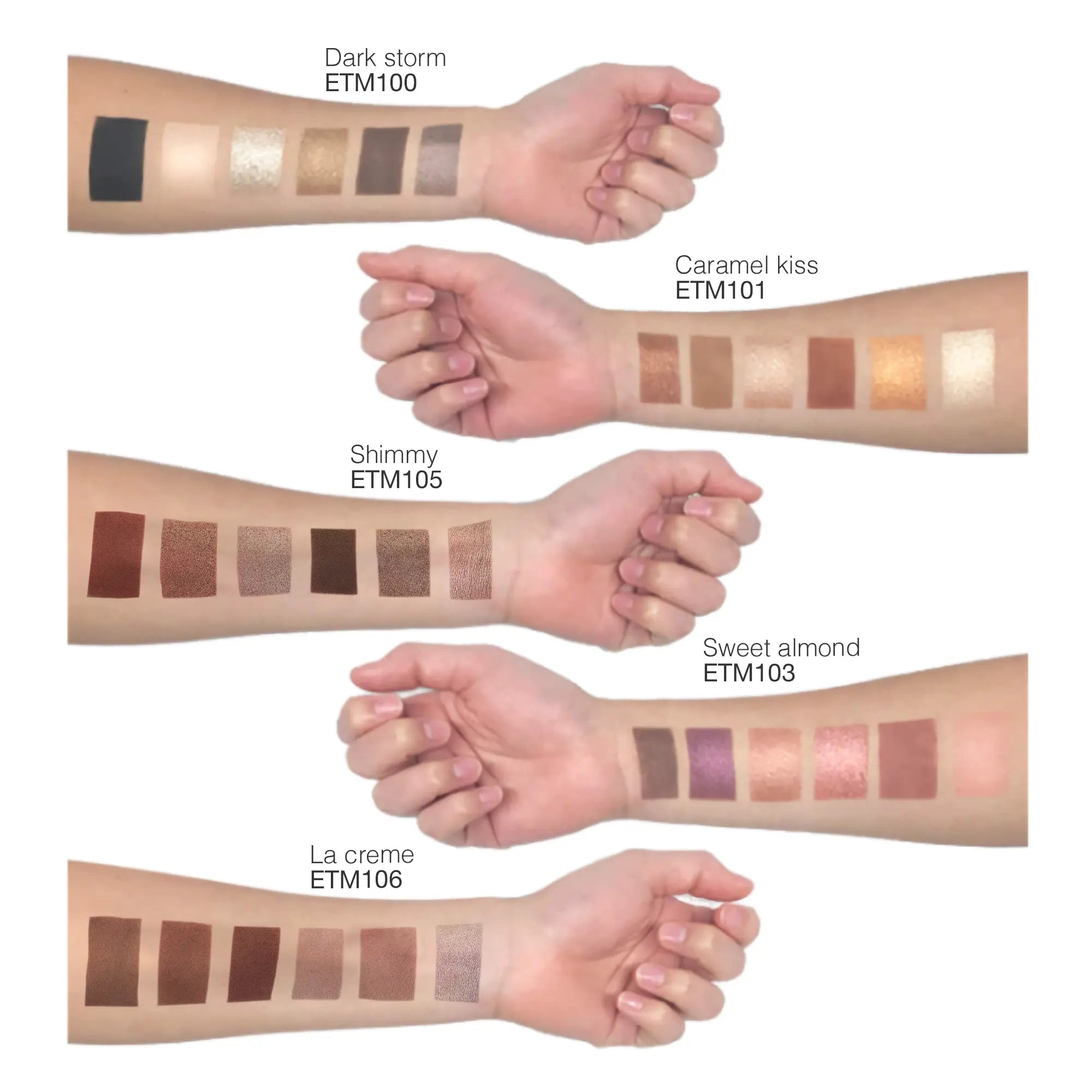 6-Shade Matte & Shimmer Eyeshadow Palette