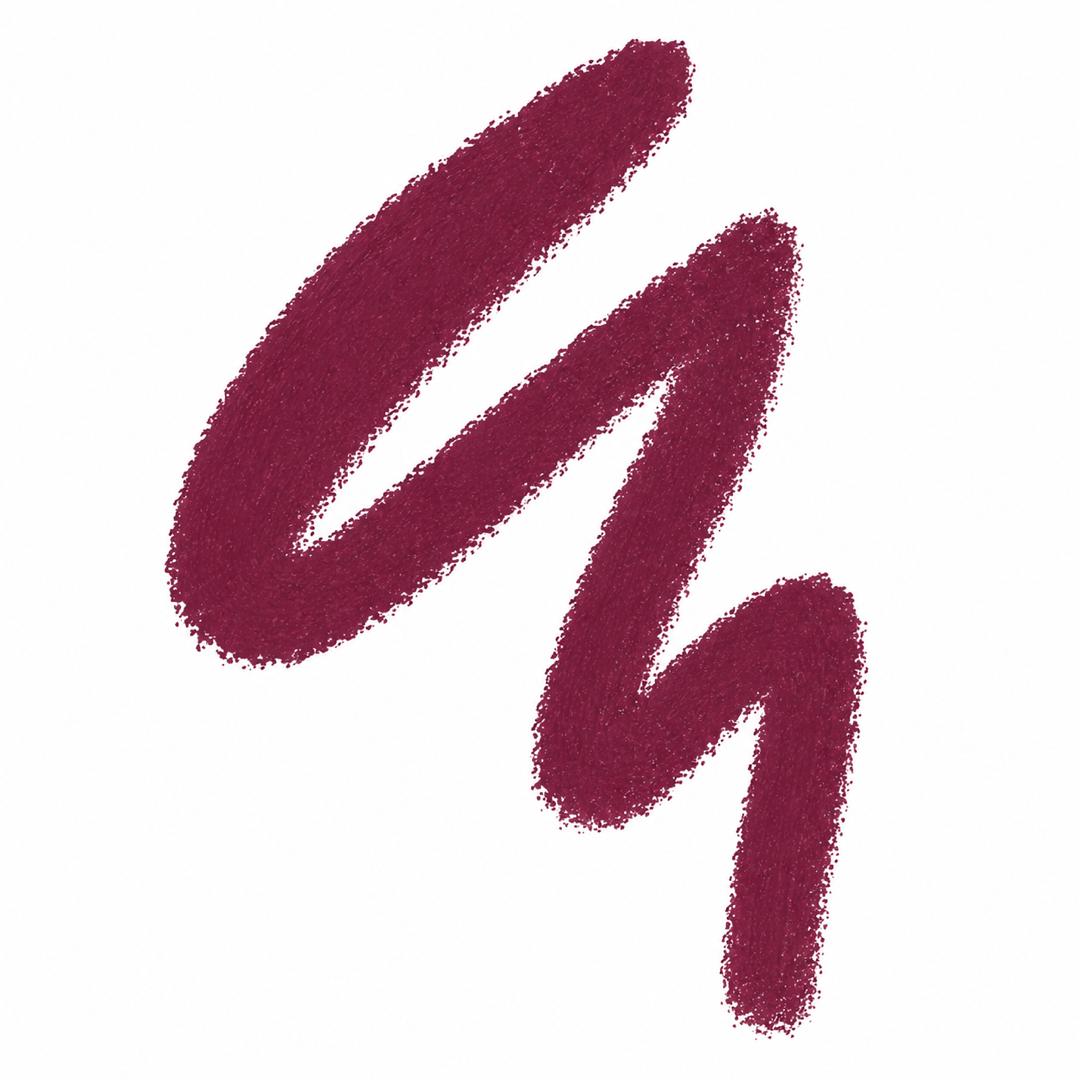 Maroon lipstick swatch on a white background